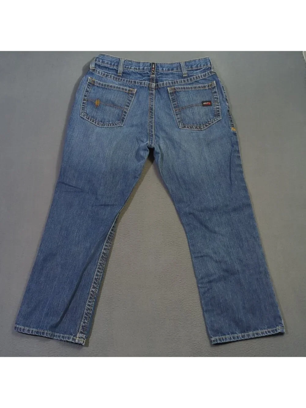 Ariat FR Jeans Mens 38x30 Fits 38x29 Blue M4 Relaxed Basic Boot Cut Denim Welder